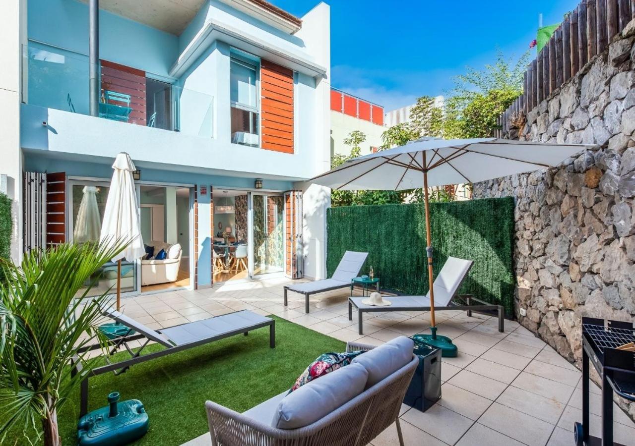 Вілла Family House With Patio And Communal Pool Санта-Урсула Екстер'єр фото